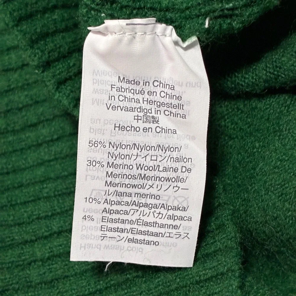 J. Crew Wool Alpaca Blend Turtleneck Sweater Dress Long Sleeve Women's S Green‎